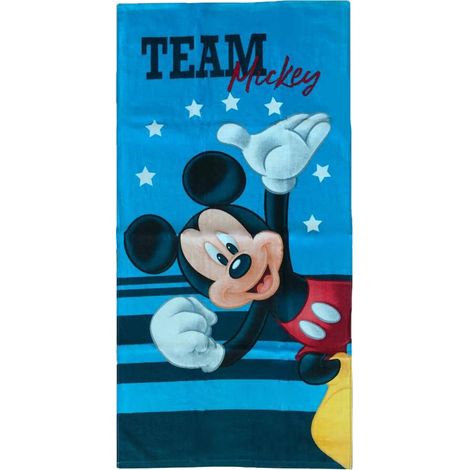 hermet Mickey Mouse Telo Mare o Piscina In Spugna 100% Cotone 70x140 Topolino (1/3)