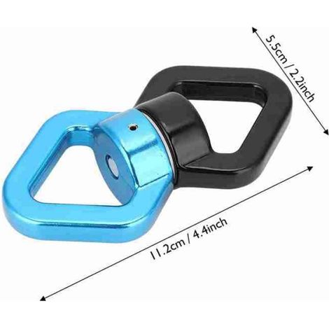 Pivot d'escalade Connecteur multifonction de rotateur de dispositif rotatif de sécurité de sport d'escalade Bleu Noir (1/4)