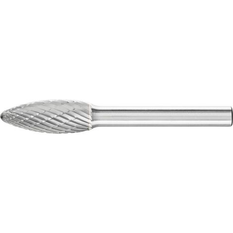 PFERD 21103226 Fraise sur tige flamme Longueur 65 mm Dimension produit, Ø 10 mm Longueur de travail 25 mm Diamètre de t (1/2)