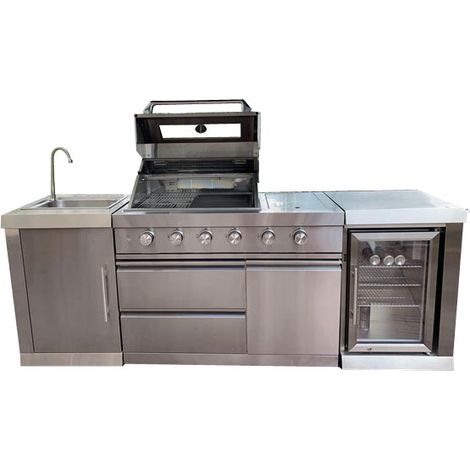 Buschbeck Outdoorküche Oxford BBQ Grill Gas Gasgrill 4 Brenner 19,2 kW (1/3)