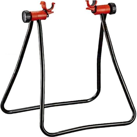 Soporte de reparación de bicicletas, soporte de suelo plegable de aluminio para bicicletas, soporte de mantenimiento mecánico de bicicletas, portabicicletas apto para bicicletas de montaña y carretera