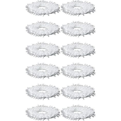 Lot de 12 lingettes de nettoyage pour la station de nettoyage automatique Yeedi (robot laveur de sols).