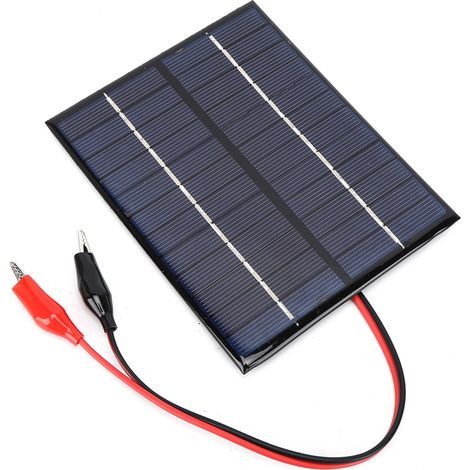 3 Pièces Panneau Solaire Polysilicium 100mA 0.3W pour Chargeur de Petits Appareils Électroniques 65x48mm (1/5)
