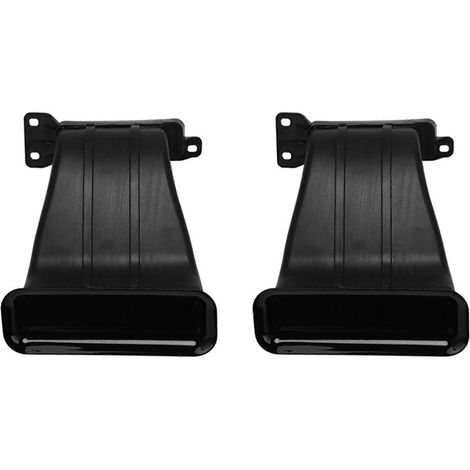 Lot de 2 tuyères d'admission d'air pour Ford Focus RS ST Hatchback 4 portes Berline 5 portes MK3 MK3.5 (modification auto 2012-2018) - Noir (1/5)