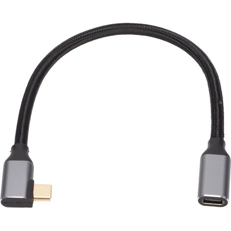 USB-C 3.1 Gen2 100W 4K 60Hz Kabel für Projektor und Monitor, 0,25 m, Datenübertragung und Schnellladung