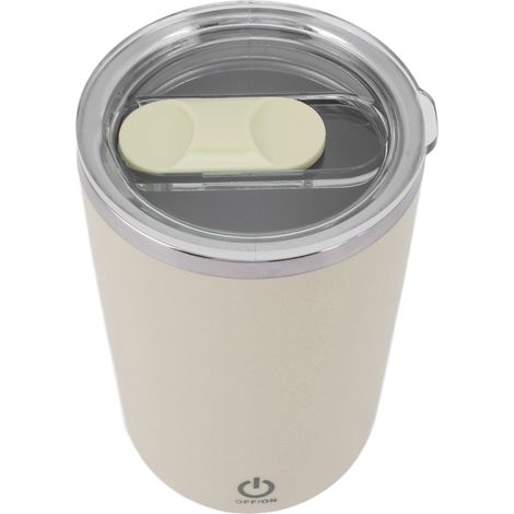 350 ml USB-Elektro-Mixbecher, auslaufsicher, automatischer Mixbecher, selbstumrührender Kaffeebecher, hellgelb (1/5)