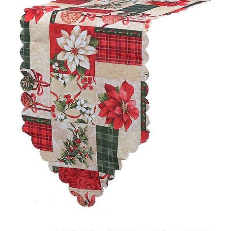 Nappe de Noël, chemin de table sapin, décorations de Noël pour la maison et les fêtes (1/5)