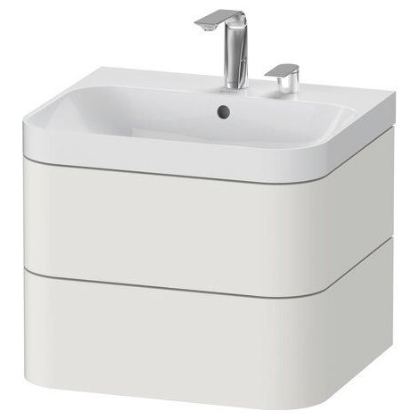 DURAVIT HP4345E3939 WTU avec Happy D.2 Plus, 2 ablations, 2 toilettes hautes