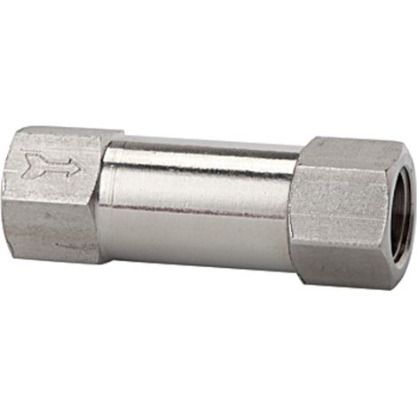 Riegler Rückschlagventil, Durchgangsform, ES 1.4404, G 1/8, 0,2 bar