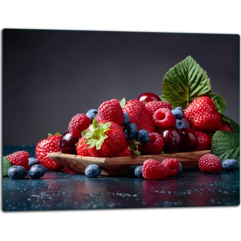 Schneidebrett aus Glas, 52 x 40 cm, Obst (1/5)