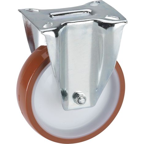 DÖRNER + HELMER Bockrolle Polyurethan Polyamidfelge 100 mm 150 kg (1/2)