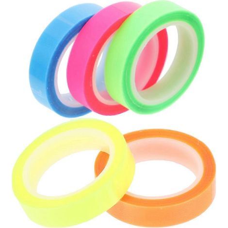 rouleaux de ruban adhésif transparent pour la lecture et la mise en évidence des phrases, idéal pour le bureau de l'école.-500.00X0.60X0.01CM (1/3)