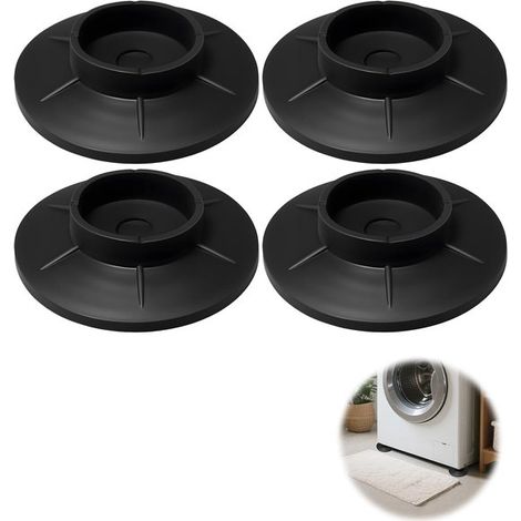 Amortisseurs de vibrations, amortisseurs de vibrations antidérapants, pieds en caoutchouc, tapis anti-vibrations, amortisseurs pour machines à laver, tapis antidérapant, patins de pieds (1/5)
