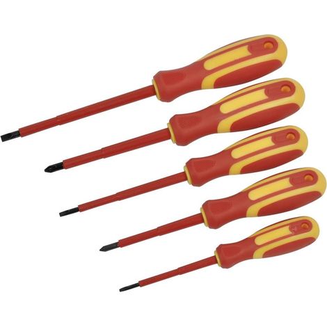 Jeu de 5 tournevis isolés 1000 V (1/2)