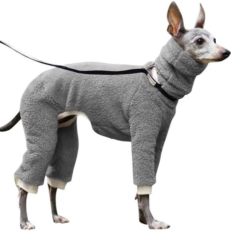 Manteau d'hiver chaud pour chien à 4 pattes, pull avec collier pour petit moyen grand chien, vêtement de plein air confortable (1/4)