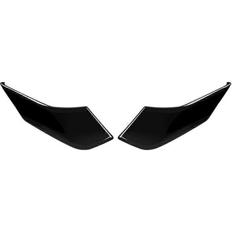 Embellecedor de cubierta de panel de ventana lateral delantero del pilar A en negro brillante para Toyota Corolla Cross 2021 2022 (1/5)