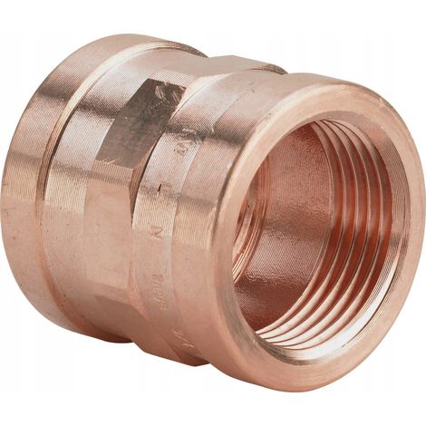 Tubo Viega muffe 3270 bronce roscado 38 mm