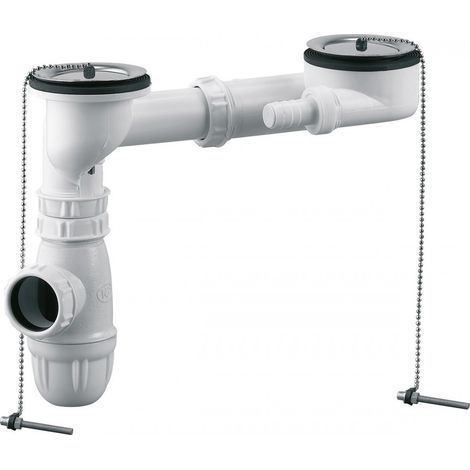 Set di 2 staffe per lavello in gres