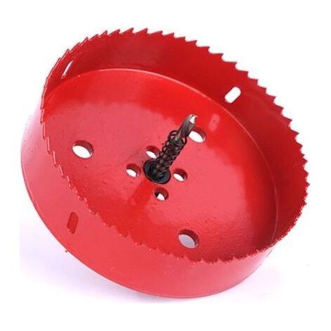 Scie Cloche Bi-Métal Ø 150 mm , acier rapide HSS M42, avec tige hexagonale et foret pour aluminium, fer et bois (1/5)