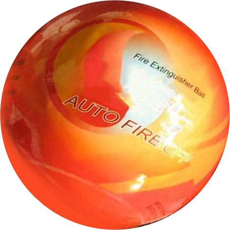 Boule d'extincteur automatique 0,5 kg à poudre sèche suspendue, dispositif d'extinction d'incendie pour usage domestique, entrepôt et industrie (1/5)