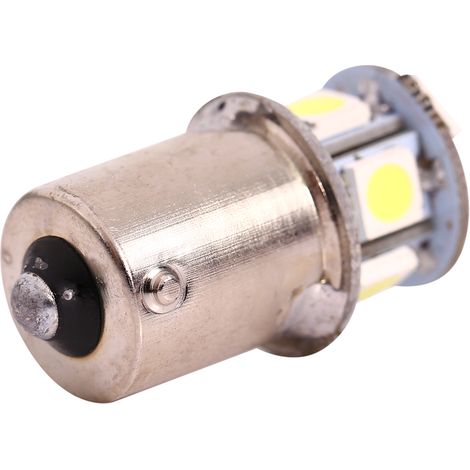 2 pièces Ampoules LED BA15S R5W 1156 5050 8SMD pour Feux Stop Voiture Blanc (1/5)