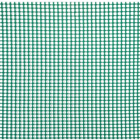Rete Quadra da Giardino 5mm in Plastica 0,5x30m Rama Mirror Verde (1/2)