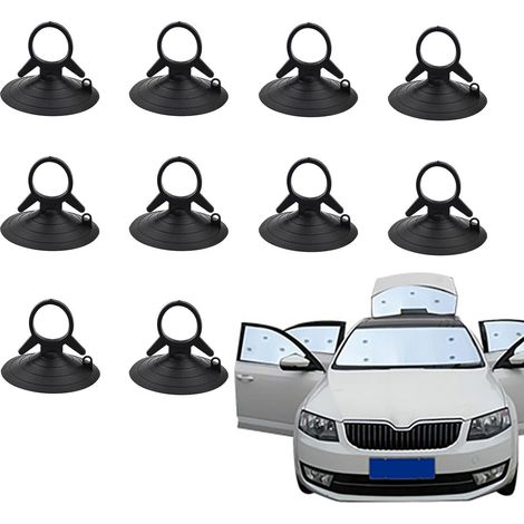 Ventouses en Verre de Voiture, Ventouse de Voiture pour Verre, Ventouses réutilisables pour Pare-Brise en Verre de Voiture, pour Salle de Bain, Cuisine, fenêtre (1/5)