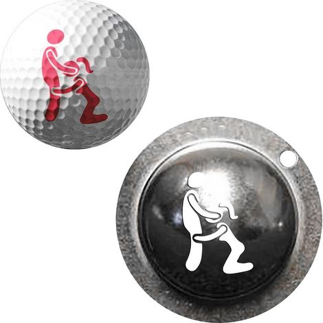 Porte-marqueur de golf tiroir multifonction humour signal DIY traceur de ligne pour accessoires de golf (1/5)