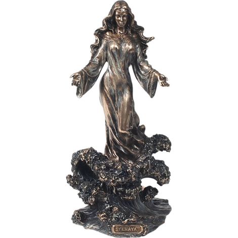 Signes Grimalt Bronze -Figur Figuren Yemaya Bronce Gray 12x13x28cm 10070