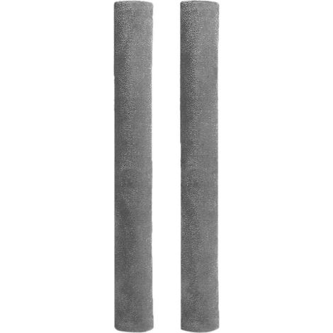 Lot de 2 protège-poignées de porte de réfrigérateur, pratiques et anti-poussière, antidérapants, réutilisables et lavables, compatibles avec le four à micro-ondes.-Light Gray (1/5)
