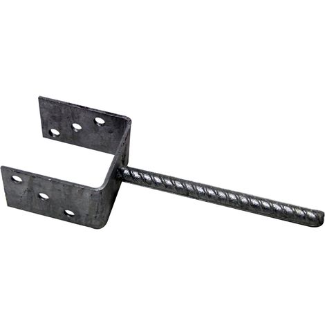 Winox – Support Y à sceller pour poteau 9x9 cm – Acier galvanisé à chaud – Dimensions intérieures 91x60x95 mm – Pour structures porteuses