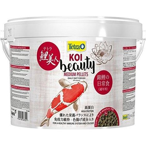 Tetra Koi Beauty Medium granuli galleggianti bianchi 10 litri