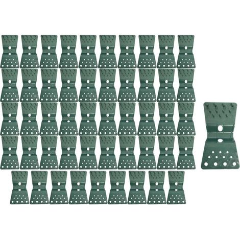 50 clips de fixation pour voiles d'ombrage, accessoires pour voiles d'ombrage et filets solaires, réutilisables en agriculture (1/5)