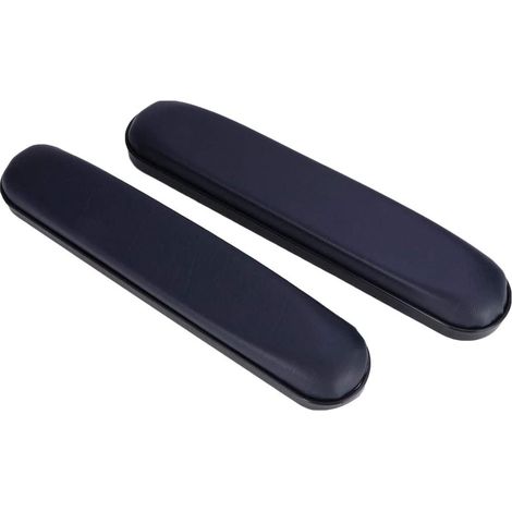 Lot de 2 accoudoirs rembourrés, coussins d'accoudoirs universels, coussins d'accoudoirs de rechange en cuir