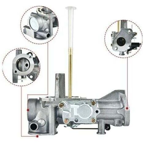 NALOOKAMIC Carburateur de Rechange pour Moteurs Briggs & Stratton, Numéro de Pièce 498298, 692784, 495951, 492611, 495426, 490533, Convient pour les Moteurs de 5HP.-DPZO (1/4)