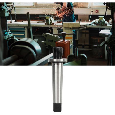 Mandrin de perçage à filetage 5/8"-16 avec tige 2MT, adaptateur à cône Morse trempé MT2, porte-outil d'alésage, bielle (1/5)