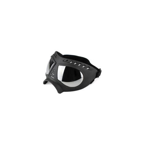 Lunettes de protection pour chiens moyennes à grandes lunettes de soleil UV pour chiens coupe-vent et neige à monture souple pour la Protection des yeux des chiens à long museau (1/5)