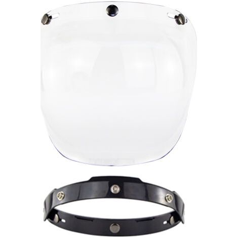 QORVA-Visière de casque ouvert pour moto, accessoire de casque à bulles (1/5)