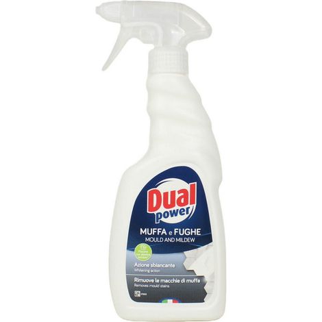 Dual Power, Spray Antimuffa e Fughe, 500 ml, Con Ossigeno Attivo