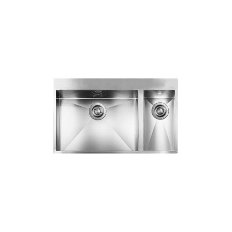 CM 012937SCSSP FILOQUADRA MIX Lavello ad incasso 2 vasche Acciaio inox colore Acciaio inox (1/5)