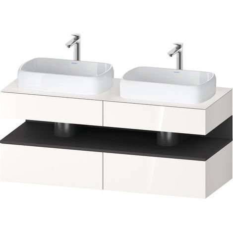 DURAVIT QA4767049220000 QAT KWTU WH Angle 1400x550x600 Blanc brillant