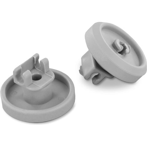 Pack 2 Ruedas Cesta Inferior Miele Ø 34 mm  Original 02372352  Rodillos Lavavajillas Miele 2372352 Deslizamiento Suave