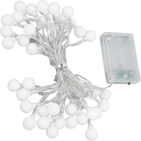 m lange, wasserdichte LED-Lichterkette, runde Form, romantische Atmosphäre beim Camping und im Freien, mit zwei Beleuchtungsmodi (1/5)