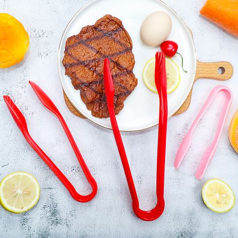 Lot de 3 ustensiles de cuisine en plastique de 15/20/25 cm pour barbecue, légumes, pain, salade, pâtisserie et cuisine (vert) (1/5)