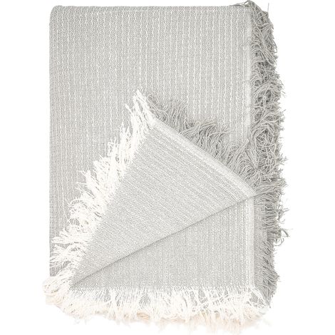 Colcha Multiusos para Sofá y Cama, Plaid de Algodón-Poliéster Super Suave - Manta Foulard Cubre Sofá CubreCama, Plaid Fabricado en España (1/5)