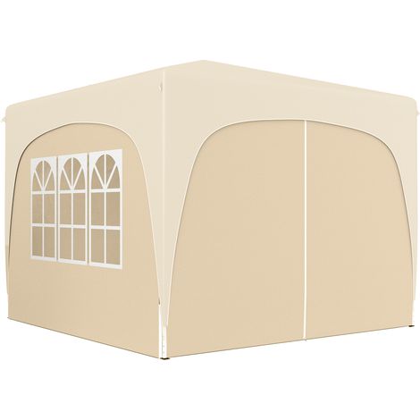 Pavillon/Barnum/Faltbares Partyzelt 3x3x2,73 m mit Fenstern + Sandtragetasche