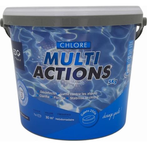 Palette de galets 250 g multi actions, Eimer 5 kg, EDG, nicht brennbar - AQUALUX - 205072 (1/2)