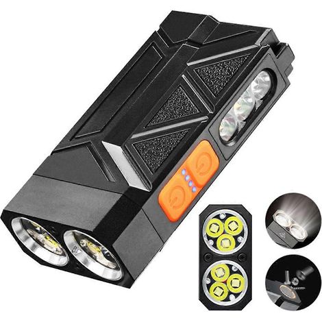 Lampe torche LED rechargeable portable avec lanterne magnétique puissante de 1500 lumens pour l'éclairage de camping en plein air (1/5)