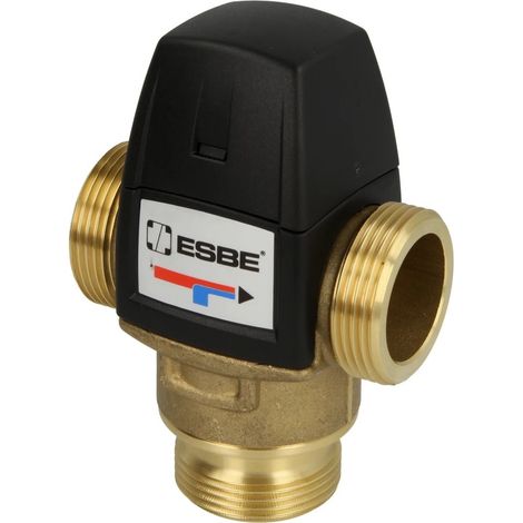 ESBE Robinet mélangeur thermostatique solaire VTS522, 45-65 degrés, DN20, Kvs3.2, G1", 31720100