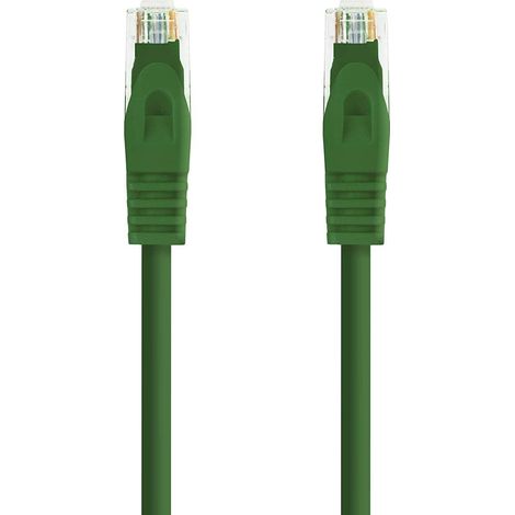 Cable de red latiguillo RJ45 LSZH Cat.6A UTP AWG24, Verde, 1.0m (1/3)